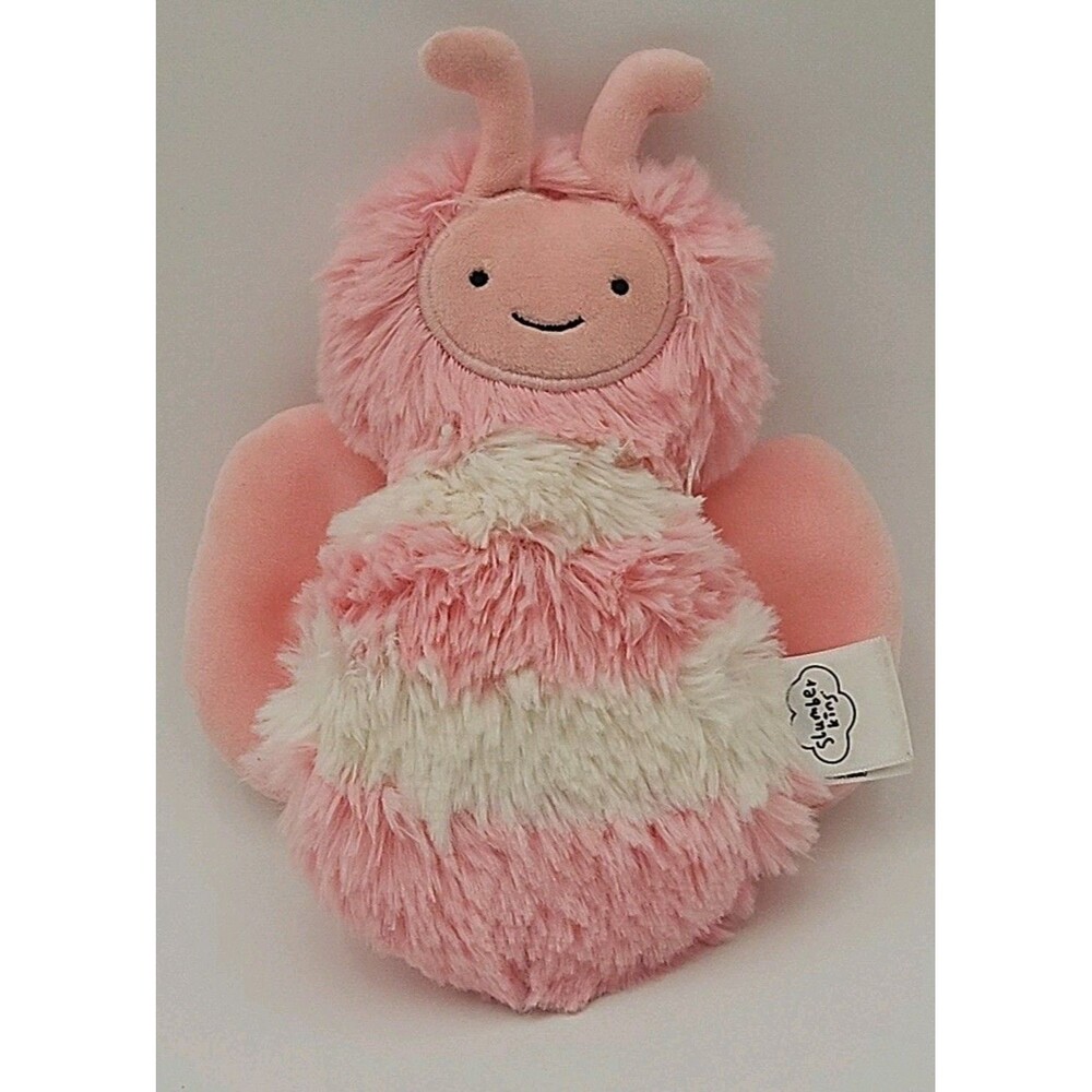 Slumberkins Mini Pink Peony Bee Plush Stuffed Animal 7.5"